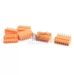 HT396-7P Terminal Block 3.96mm 7P Chân Cong Màu Cam